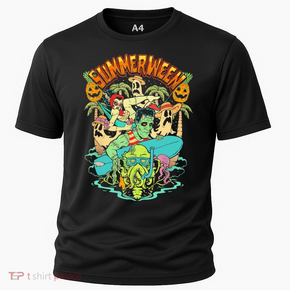Summerween Happy Summerween Summer Halloween Holiday Performance Shirt