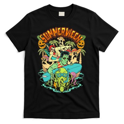 Summerween Happy Summerween Summer Halloween Holiday T-Shirt