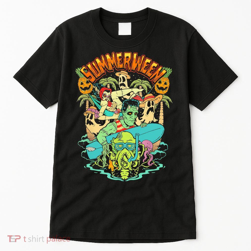 Summerween Happy Summerween Summer Halloween Holiday Tall T-Shirt