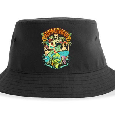 Summerween Happy Summerween Summer Halloween Holiday Sustainable Bucket Hat