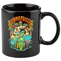 Summerween Happy Summerween Summer Halloween Holiday 11oz C Handle Ceramic Mug