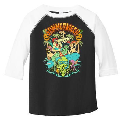 Summerween Happy Summerween Summer Halloween Holiday Toddler Fine Jersey T-Shirt