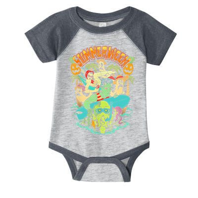 Summerween Happy Summerween Summer Halloween Holiday Infant Baby Jersey Bodysuit