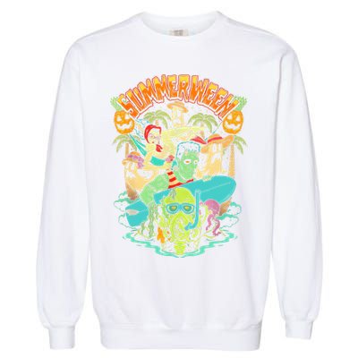 Summerween Happy Summerween Summer Halloween Holiday Garment-Dyed Sweatshirt