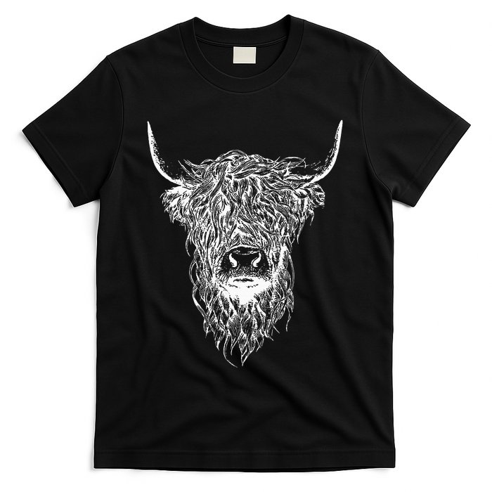 Scottish Highland Scotland Cattle Animal Cow T-Shirt