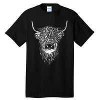 Scottish Highland Scotland Cattle Animal Cow Tall T-Shirt