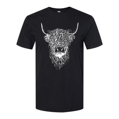 Scottish Highland Scotland Cattle Animal Cow Softstyle® CVC T-Shirt