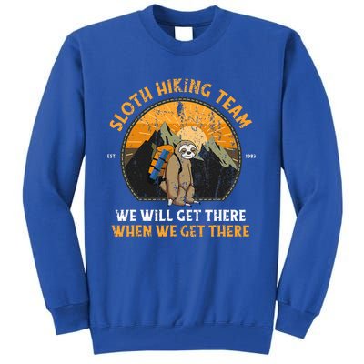 Sloth Hiking Sloth Hiking Team Tall Sweatshirt