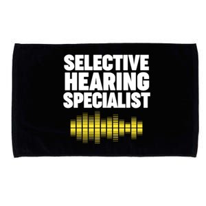 Selective Hearing Specialist Microfiber Hand Towel