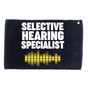 Selective Hearing Specialist Grommeted Golf Towel