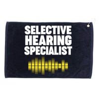 Selective Hearing Specialist Grommeted Golf Towel