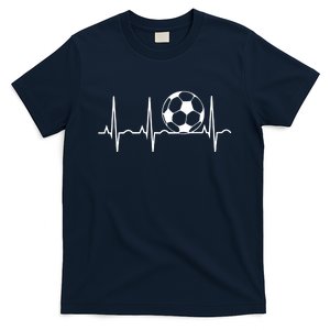 Soccer Heartbeat Soccer Ball Heartbeat Tee T-Shirt