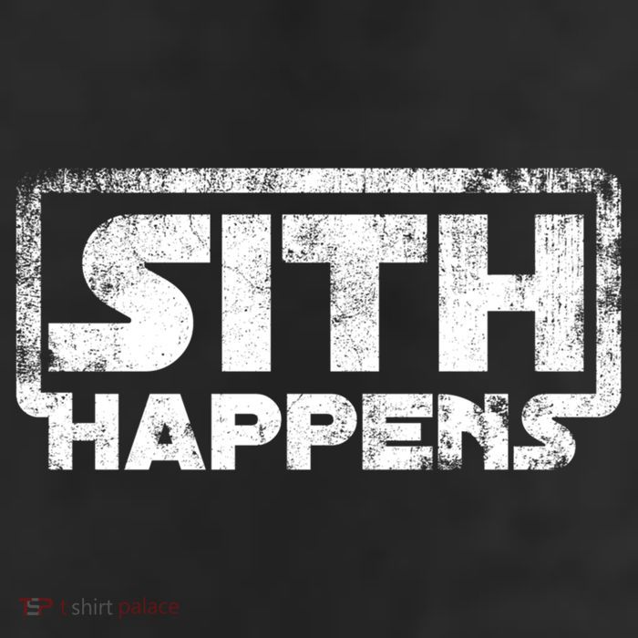 Sith Happens 7 Panel Mesh Trucker Snapback Hat