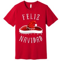 Santa Hat Sombrero Christmas Mexico Feliz Navidad Premium T-Shirt