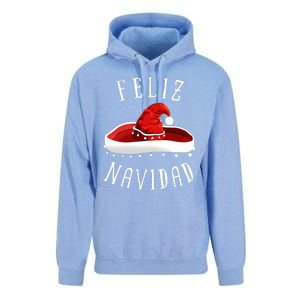 Santa Hat Sombrero Christmas Mexico Feliz Navidad Unisex Surf Hoodie