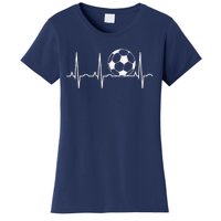 Soccer Heartbeat Soccer Ball Heartbeat Women's T-Shirt