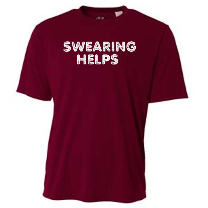 Swearing Helps Cooling Performance Crew T-Shirt