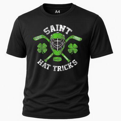 Saint Hattrick St Patrick's Day Hockey Hat Tricks Boy Performance Shirt