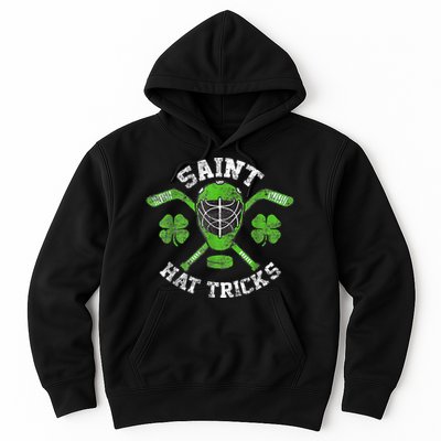 Saint Hattrick St Patrick's Day Hockey Hat Tricks Boy Hoodie