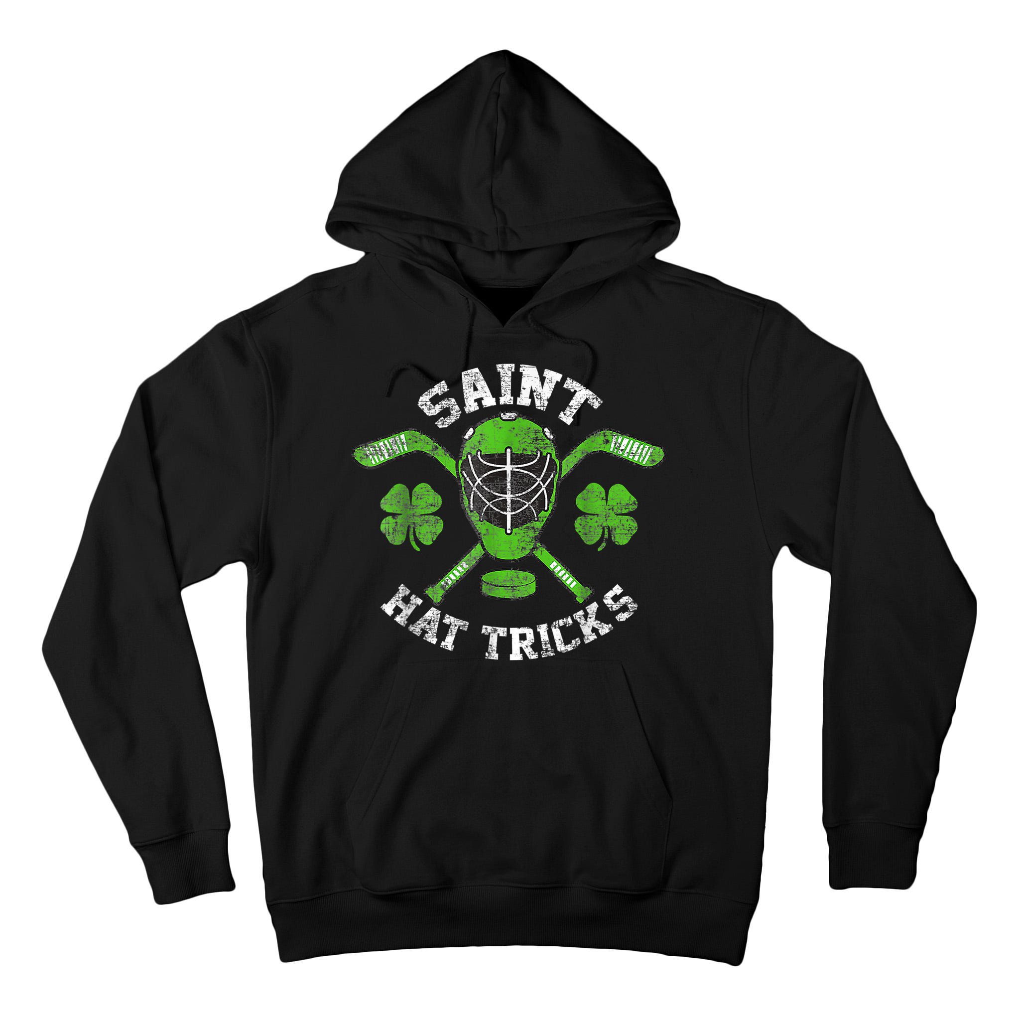 Saint Hattrick St Patrick's Day Hockey Hat Tricks Boy Tall Hoodie