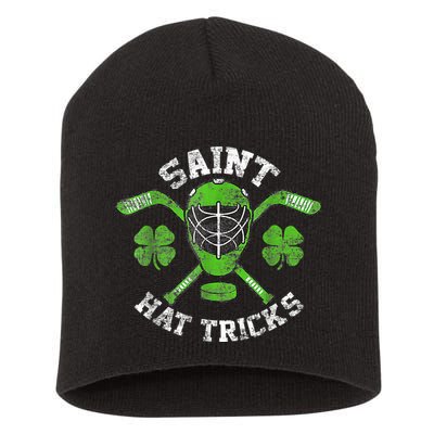 Saint Hattrick St Patrick's Day Hockey Hat Tricks Boy Short Acrylic Beanie