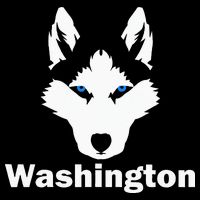 Siberian Huskies State Of Washington Husky Face Doggie Tank
