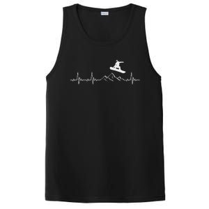 Snowboard Heartbeat Snowboarder Frequency Pulse PosiCharge Competitor Tank