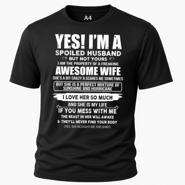 Spoiled Husband Cooling Performance Crew T-Shirt