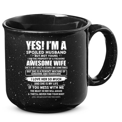Spoiled Husband 15oz Campfire Ceramic Mug