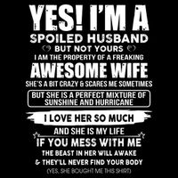 Spoiled Husband Toddler T-Shirt