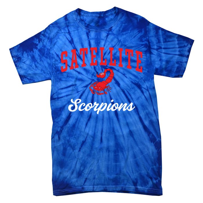 Satellite High School Scorpions Funny Gift C3 Tie-Dye T-Shirt