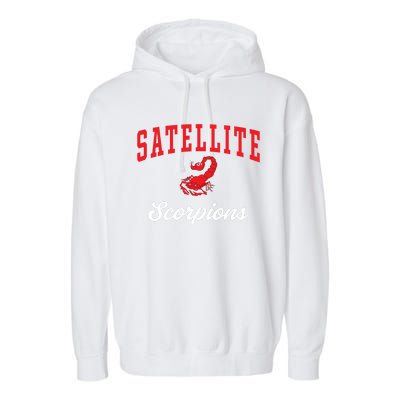 Satellite High School Scorpions Funny Gift C3 Garment-Dyed Fleece Hoodie