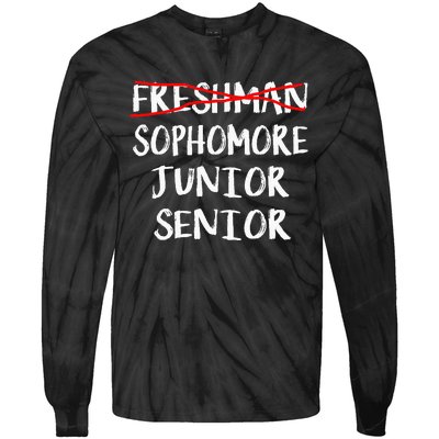 Sophomore High School Freshman College Freshman Graduation Tie-Dye Long Sleeve Shirt