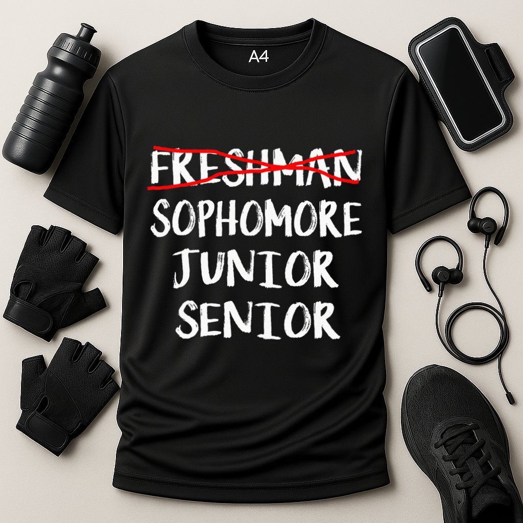 Sophomore High School Freshman College Freshman Graduation Cooling Performance Crew T-Shirt