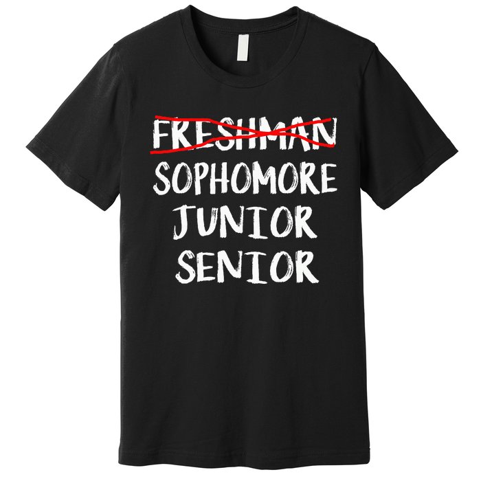 Sophomore High School Freshman College Freshman Graduation Premium T-Shirt