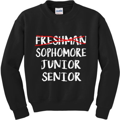 Sophomore High School Freshman College Freshman Graduation Kids Sweatshirt