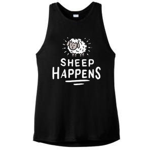 S.H.E.E.P Happens Ladies PosiCharge Tri-Blend Wicking Tank