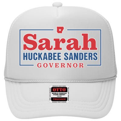 Sarah Huckabee Sanders Governor High Crown Mesh Back Trucker Hat