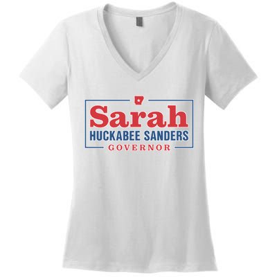 Sarah Huckabee Sanders Governor Women's V-Neck T-Shirt