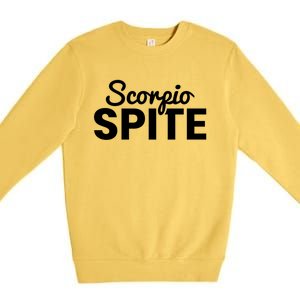 Scorpio Horoscope Sign Great Gift Premium Crewneck Sweatshirt