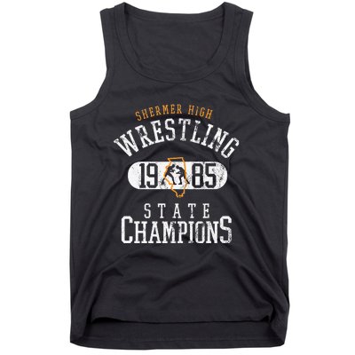 Shermer High School Wrestling Team 1985 Tank Top