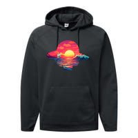 Straw Hat Sunset Pirate Ship Custom Design Anime Performance Fleece Hoodie