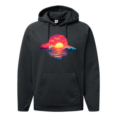 Straw Hat Sunset Pirate Ship Custom Design Anime Performance Fleece Hoodie