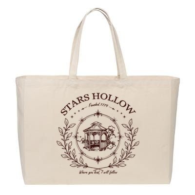 Stars Hollow Cotton Canvas Jumbo Tote