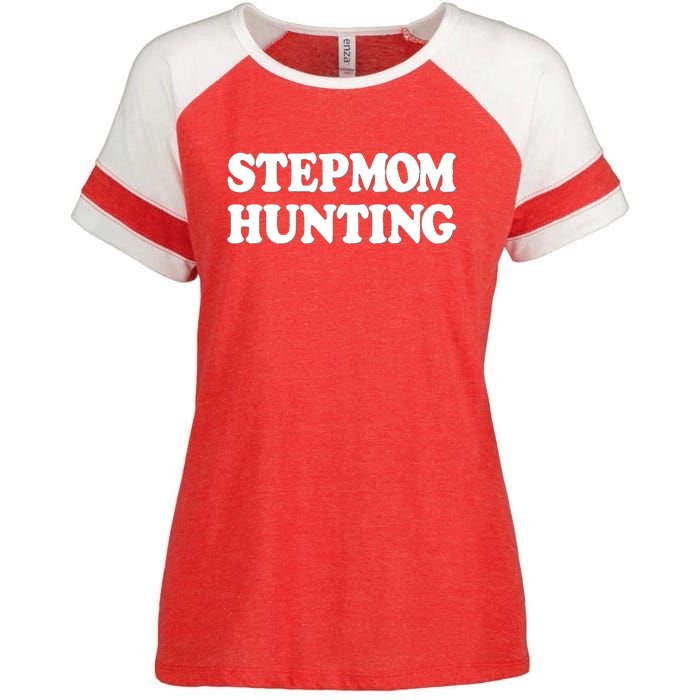 Stepmom Hunting Shirt Stepmom Hunting Funny Saying Enza Ladies Jersey Colorblock Tee