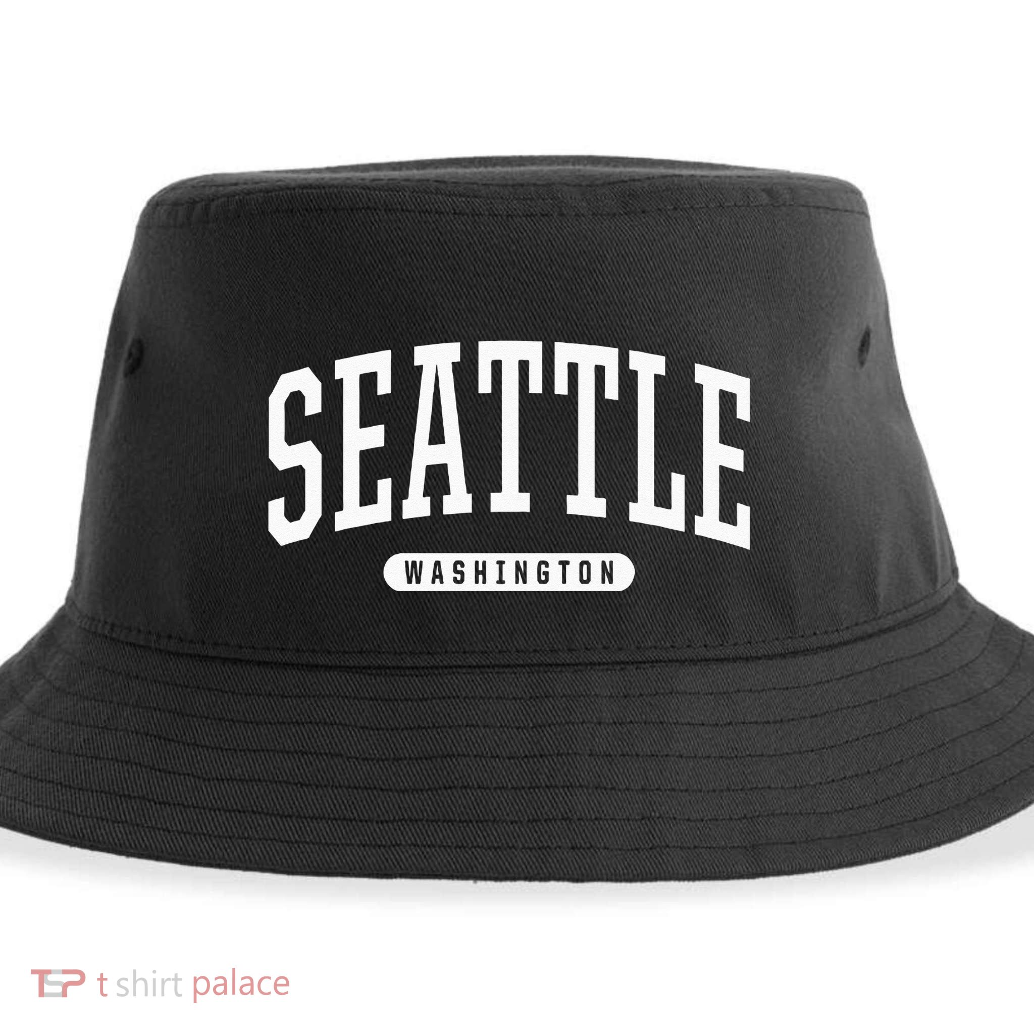 Seattle Hoodie Swea College University Style USA Sustainable Bucket Hat