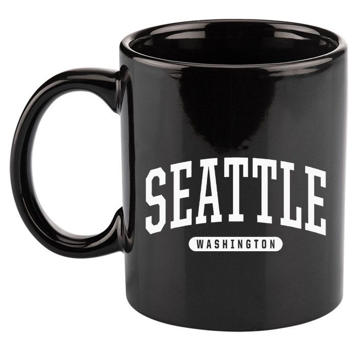 Seattle Hoodie Swea College University Style USA 11oz C Handle Ceramic Mug