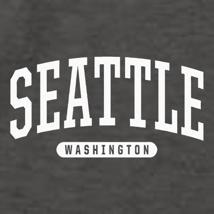 Seattle Hoodie Swea College University Style USA Vector Backpack