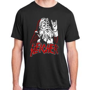 Sleigher Hail Santa Heavy Metal Christmas Adult ChromaSoft Performance T-Shirt