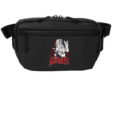 Sleigher Hail Santa Heavy Metal Christmas Crossbody Pack